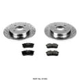 thumbnail image 4 of Power Stop K1363 Rear Z23 Carbon Fiber Brake Pads with Drilled & Slotted Brake Rotors Kit, 4 of 4