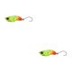 thumbnail image 4 of Yuarrent Kit de cucharas para trucha, aparejos de pesca Wobbler, señuelo de pesca, cebos de hundimiento de de un solo gancho para Type5 NO5, 4 of 6