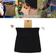 thumbnail image 2 of Bolso de cuero bolso de forrajeo de lona encerada plegable para senderismo acampada café Sunnimix forrajeo yesca, 2 of 8