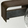 thumbnail image 5 of Progress Lighting Gulliver 4-Light Linear Chandelier, Graphite, Open Design, Galvanized with Antique White Accents, Wood Grained Texture, 5 of 17