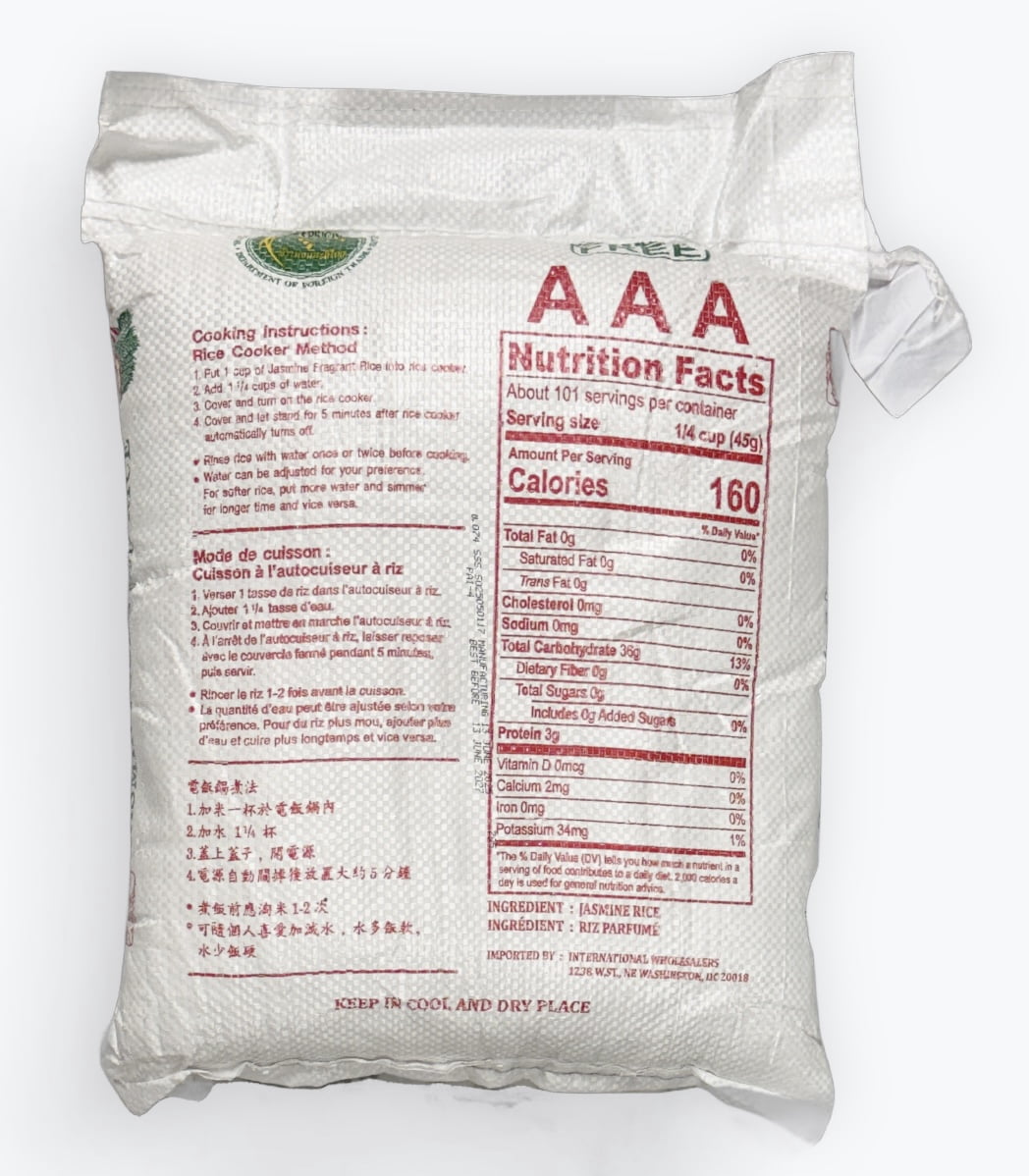 RAHAMA - Loty jasmine rice 10 lb