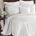 thumbnail image 4 of King Charles Modern Farmhouse Floral Matelasse Bedspread,  Cotton Breathable Bedding, King/Calking, White, 4 of 8