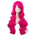 thumbnail image 1 of LinYooLi 28 Pouces/70 cm Perruque Synthétique Cheveux Longs Bouclés (Brun Blond Mélangé), 1 of 4