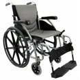 thumbnail image 2 of Karman Fauteuil Roulant Ergonomique avec Siège de 18 Pouces et Roues Mag, Cadre Argenté Perle, 2 of 4