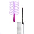 thumbnail image 2 of Eyebrow Stencil Kit, Reusable Eyebrow Shaping Templates Set with Waterproof Eyebrow Pencil, Eyebrow Razors and Eyebrow Brush, Long‑Lasting Brow Makeup Tool for Beginners, 2 of 5