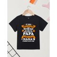 thumbnail image 2 of 100% Cotton, IF YOU MESS WITH ME... Print Short Sleeve T-shirt, Comfy Casual Tees For Girls Summer, 2 of 7