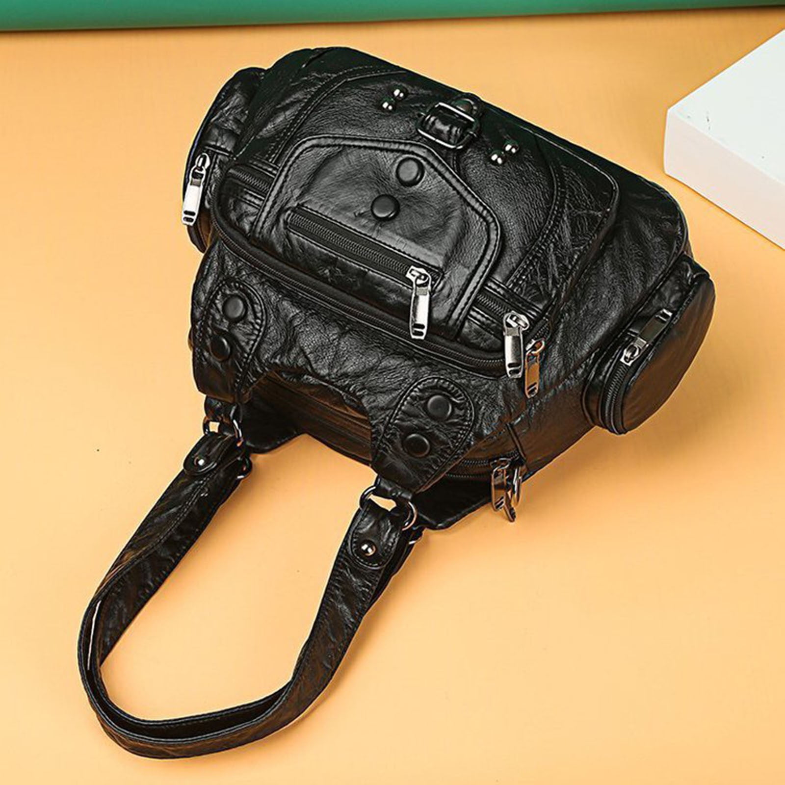 LONGshukeji Hobo Bags for Women Vegan Leather Shoulder Purses and Handbags Ladies Tote Bags Purse with Crossbody Strap