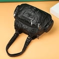 thumbnail image 3 of Stylago Purses and Handbags Women Fashion Leather Tote Shoulder Bag Top Handle Satchel Multiple Zipper Handbag for Ladies Travel Black, 3 of 6