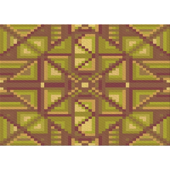 Ahgly Company Machine Washable Indoor Rectangle Transitional Chestnut Red Area Rugs, 3' x 5'