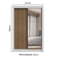 thumbnail image 3 of Ropero Closet Madesa Vivare 2 Puertas 1 Espejo BM 01, 3 of 5