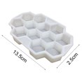 thumbnail image 5 of Mini Honeycomb Shape Silicone Ice Cube Tray Mold Maker for Kitchen, 5 of 8
