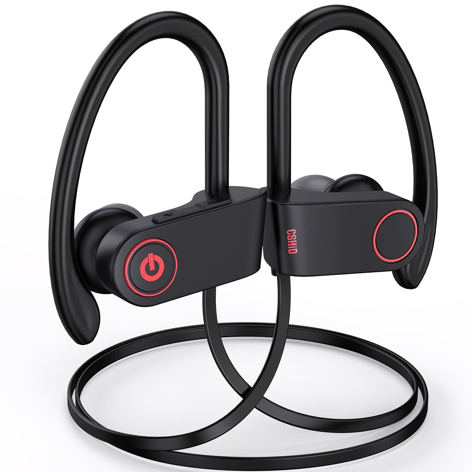 Bluetooth 5.0 Headphones, Wireless Sports Earphones IPX5  Waterproof/Sweatproof, Neckband Design w/Mic HD Stereo In-Ear Earbuds, for  Gym Running