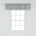 thumbnail image 2 of Ambesonne Egyptian Window Valance, Historical Language, 54" X 12", Black White, 2 of 3