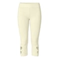 thumbnail image 6 of Wide Leg Pants Woman JIANLAI Control Workout Leggings with Pockets Plus Size Athletic Gym Yoga Pant Trendy (S-3XL) Beige, 6 of 8
