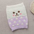 thumbnail image 1 of Pantalones de bebé suaves con diseño de dibujos animados para niños, pantalones cortos de cintura alta doble, pantalones de lana oblicuos con hilo de lana, 1 of 6