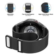 thumbnail image 6 of MSHUN Metal Band Compatible with Samsung Galaxy Watch 5 40mm 44mm/Watch 5 Pro LTE/Galaxy Watch 4 40mm 44mm/Watch 4 Classic 42mm 46mm, No Gap Mesh Loop Magnetic Bands Adjustable Strap (Black), 6 of 6