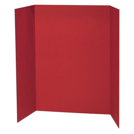 Condition photo showing Good Condition for pacon presentation board  red  single wall  48  x 36   
