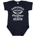 thumbnail image 3 of Inktastic Handpicked for Earth by My Mawmaw in Heaven with Angel Wings Boys or Girls Baby Bodysuit, 3 of 5