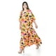 thumbnail image 2 of Maxi vestido estampado Roman Fashion /Tallas Extras, 3834 (Amarillo) amarillo 36, 2 of 7