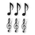 thumbnail image 3 of Minkissy 6 Pcs Support de Musique Partitions Clips de Musique Alliage Noir Résistant à la Rouille Pratique Musicale, 3 of 7