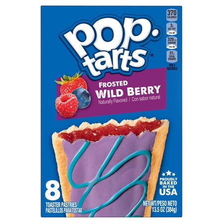 Kellogg's 8 ct Pop Tarts Frosted Wild Berry 13.54 oz Package May Vary