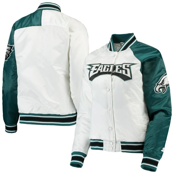 Philadelphia Eagles Starter Women's Hometown Satin FullSnap Jacket