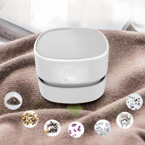 Naierhg Mini Portable Desktop Table Keyboard Vacuum Cleaner Dust Sweeper for Home Office