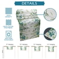 thumbnail image 7 of Table Runner Dresser Scarves 70 Inch Long, Garden Watercolor Leaves Floral Linen Dining Table Runners Green Foliage Plant on White Tabletop Scarf for Wedding Holiday Party Kitchen, 7 of 7