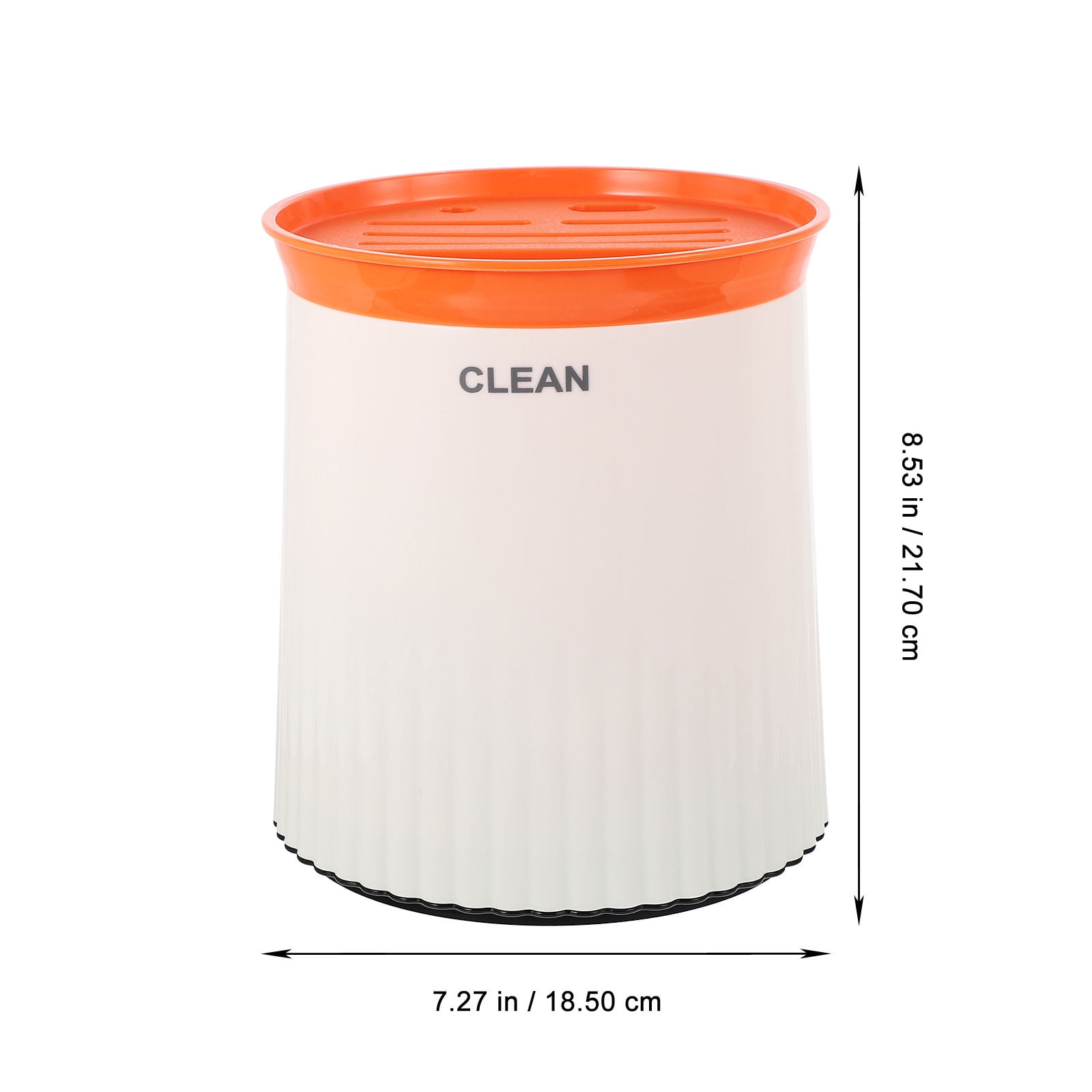 COSMOBETTY Utensils Holder White For Kitchen Counter 1Pack 8.53X7.27X7.27in