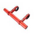 thumbnail image 2 of Colaxi Bike Handlebar Extender Double Rod Bike Light Holder 20cm Speedometer Mount Holding Bracket Flashlight Mounting Rack for Lamp Red, 2 of 8