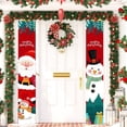 thumbnail image 2 of Decoraciones navideñas, banderas colgantes de poliéster, Santa Cascanueces, soldados, letreros para puertas, carteles de pared, coplas navideñas, 2 of 4