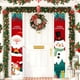 thumbnail image 2 of Decoraciones navideñas, banderas colgantes de poliéster, Santa Cascanueces, soldados, letreros para puertas, carteles de pared, coplas navideñas, 2 of 4