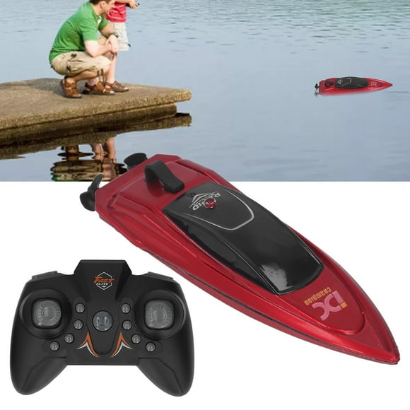 Barco RC Para Niños, Barcos de Control Remoto de 2,4 GHz para Piscinas y Lagos, Barco de Juguete Eléctrico de Alta Velocidad, Juguete de Lancha Rápida Con Control remoto