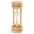thumbnail image 1 of Temporizador de Madera con Arena y Cristal Norpro 1473 de 3 Minutos, 1 of 2
