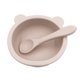 thumbnail image 1 of Cuenco de succión Cuenco con ventosa de silicona para bebés, niños pequeños, cuenco para bebés con cuchara, libre de BPA, apto para lavavajillas y microondas Meterk Cuenco de succión, 1 of 7