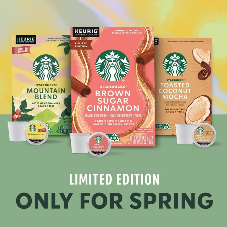 Starbucks Toasted Coconut Mocha K-Cup Coffee Pods, 22 Count