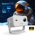thumbnail image 1 of Magcubic L018 Proyector 4K con WiFi y Bluetooth, Proyector Nativo 1080P, Enfoque Automático y Corrección Keystone Automática con Control por Voz, Proyector de Películas para Cine en Casa Al Aire Libre, 1 of 10