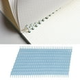 thumbnail image 4 of Loose Leaf Rings, 30 Holes Stylish Binding Spine Small Closed Column Lock Design  For School Light Blue, 4 of 8
