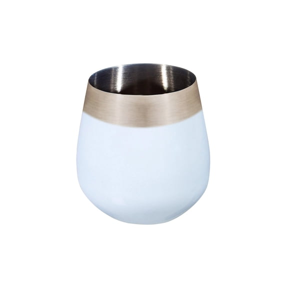 Evergreen Refresh Stainless Steel Stemless Wine Tumbler, Set of 2, Light Blue