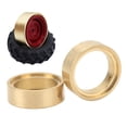 thumbnail image 4 of RC Counterweight Wheel Ring, Brass High Strength Gold Precise Sizes RC Internal Beadlock Ring  For 1/24 RC Car, 4 of 8