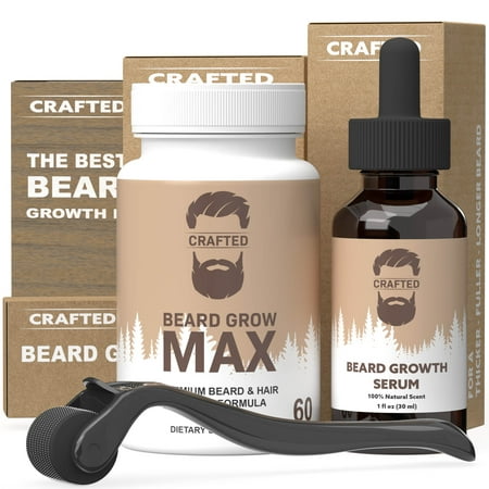 Ultimate Beard Growth Kit - Fast Growth with Beard Growth...