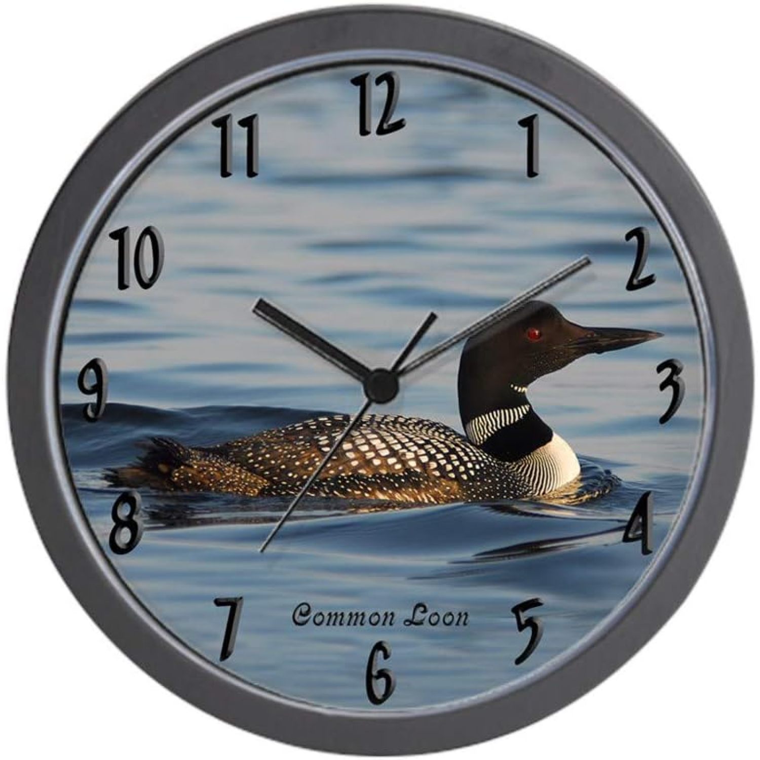 WBTAYB Common Loon Unique Decorative 10" Wall Clock