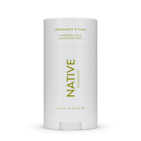 Native Natural Deodorant, Bergamot & Pine, Aluminum Free