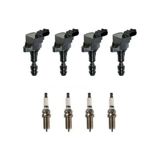 Ignition Coil and Spark Plug Kit 8 Piece - Compatible with 2006 - 2010 Pontiac G6 2.4L 4-Cylinder 2007 2008 2009