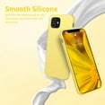 thumbnail image 2 of Dteck iPhone 11 Case, Ultra Slim Fit iPhone Case Liquid Silicone Gel Cover with Full Body Protection Anti-Scratch Shockproof Case Compatible with iPhone 11 6.1 inch, Yellow, 2 of 6