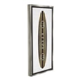 thumbnail image 4 of Stupell Industries Glam Brand Surfboard Nature Painting Gray Floater Framed Canvas Art Print Wall Art, 14 x 31, 4 of 10