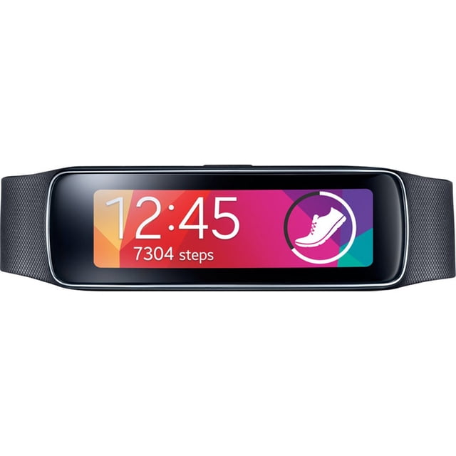 Reloj inteligente Samsung Gear Fit negro resistente al polvo y al agua IP67