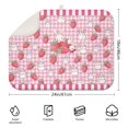 thumbnail image 2 of 2 Pcs Dish Drying Mat - 18 X 24 Inch Fruit Boho Absorbent Microfiber Kitchen Counter Mat – Quick-Dry Dish Rack Alternative, Gift for Home Cooks, Dish Drying Pad for Dishes, Cups, Pots & Pans, 2 of 4
