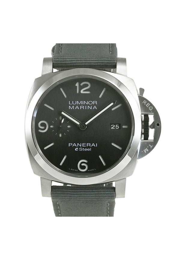 Pre-Owned PANERAI Luminor Marina Grigio Roccia Watch 44mm PAM01358 (Fair)