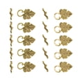 thumbnail image 3 of AMLESO 10 Sets Leaf OT Toggle Clasps Jewelry Clasp Connectors Jewelry DIY Golden, 3 of 8